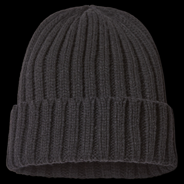 Sustainable Cable Knit Cuffed Beanie Thumbnail