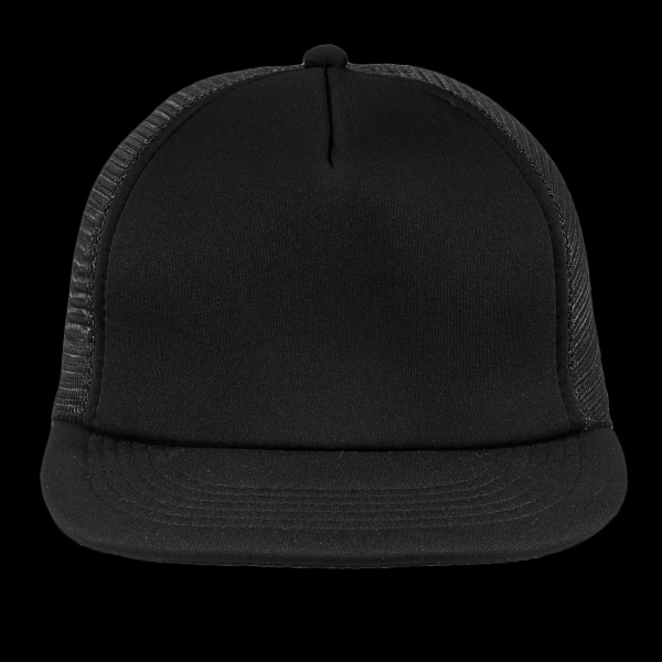 Flat Bill Snapback Trucker Cap Thumbnail